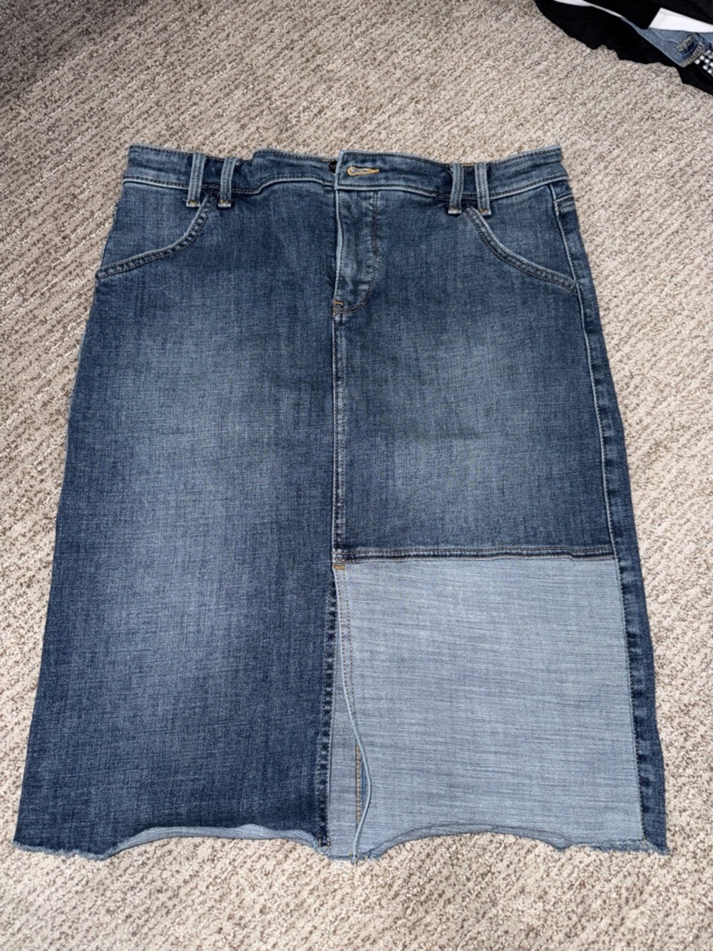 NYDJ Light Blue Denim Jean Skirt